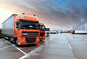 Die Spotfrachtraten für Straßengüterverkehr in Europa sind niedriger als die vertraglich vereinbarten Raten